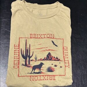Brixton Desert Scene Tan T-Shirt